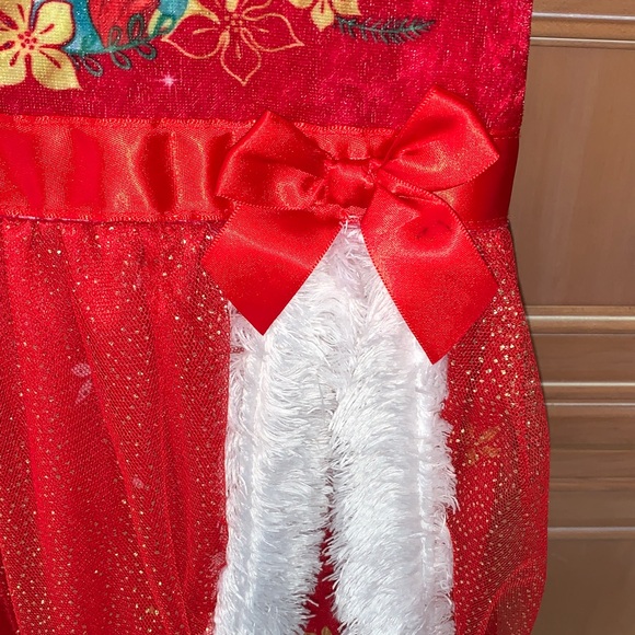 Disney Princess Red and Gold Nightgown with White Trim - Picture 4 of 8